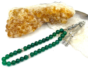 Green Agate Rosary