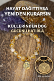 Sitrin Bakır Amblemli Bileklik