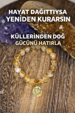 Sitrin Bakır Amblemli Bileklik