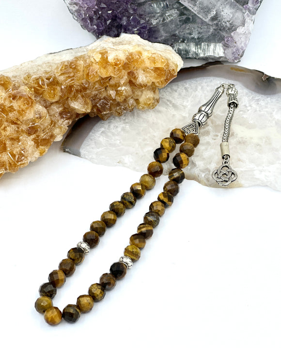 Tiger Eye Prayer Beads 